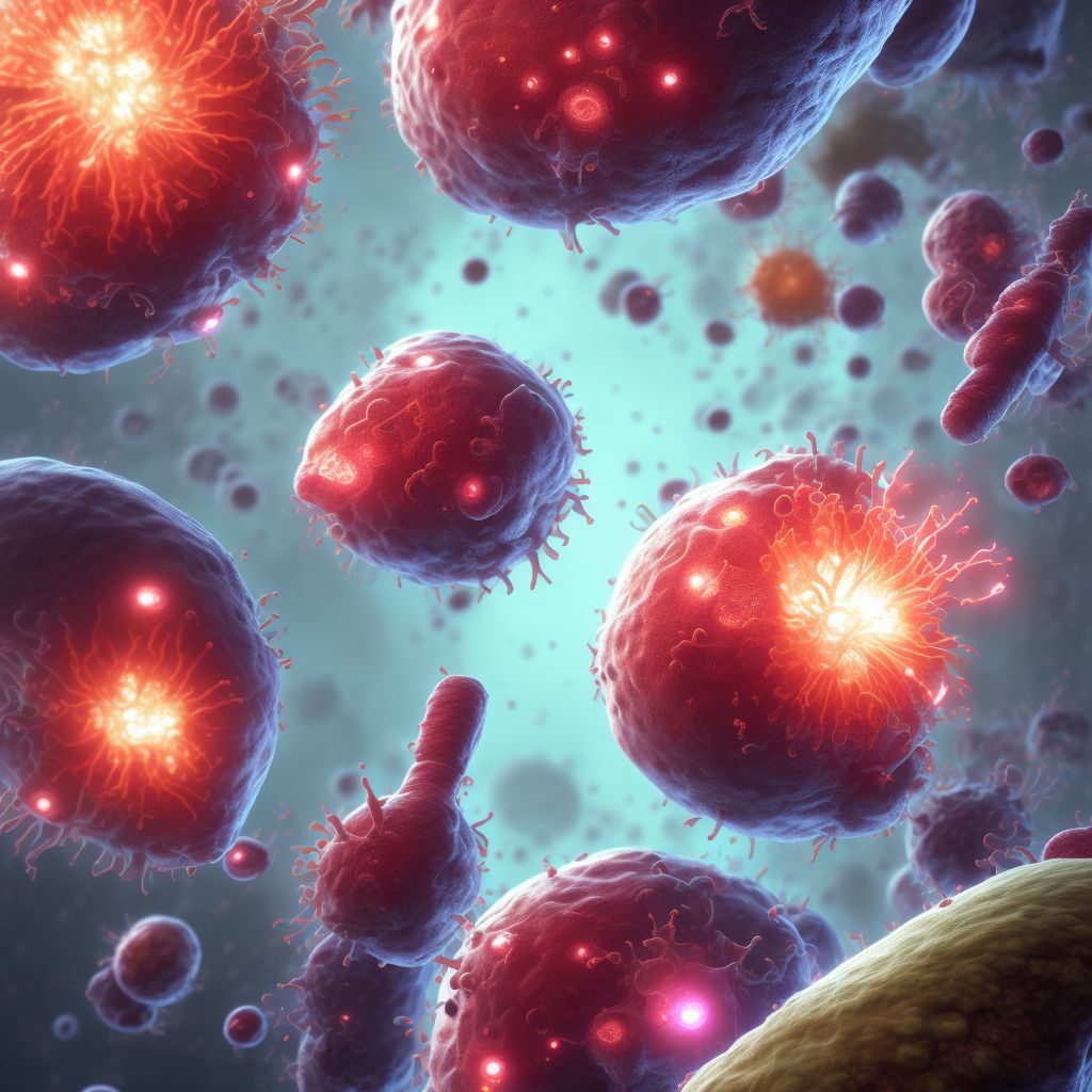Other amebic infections digital illustration