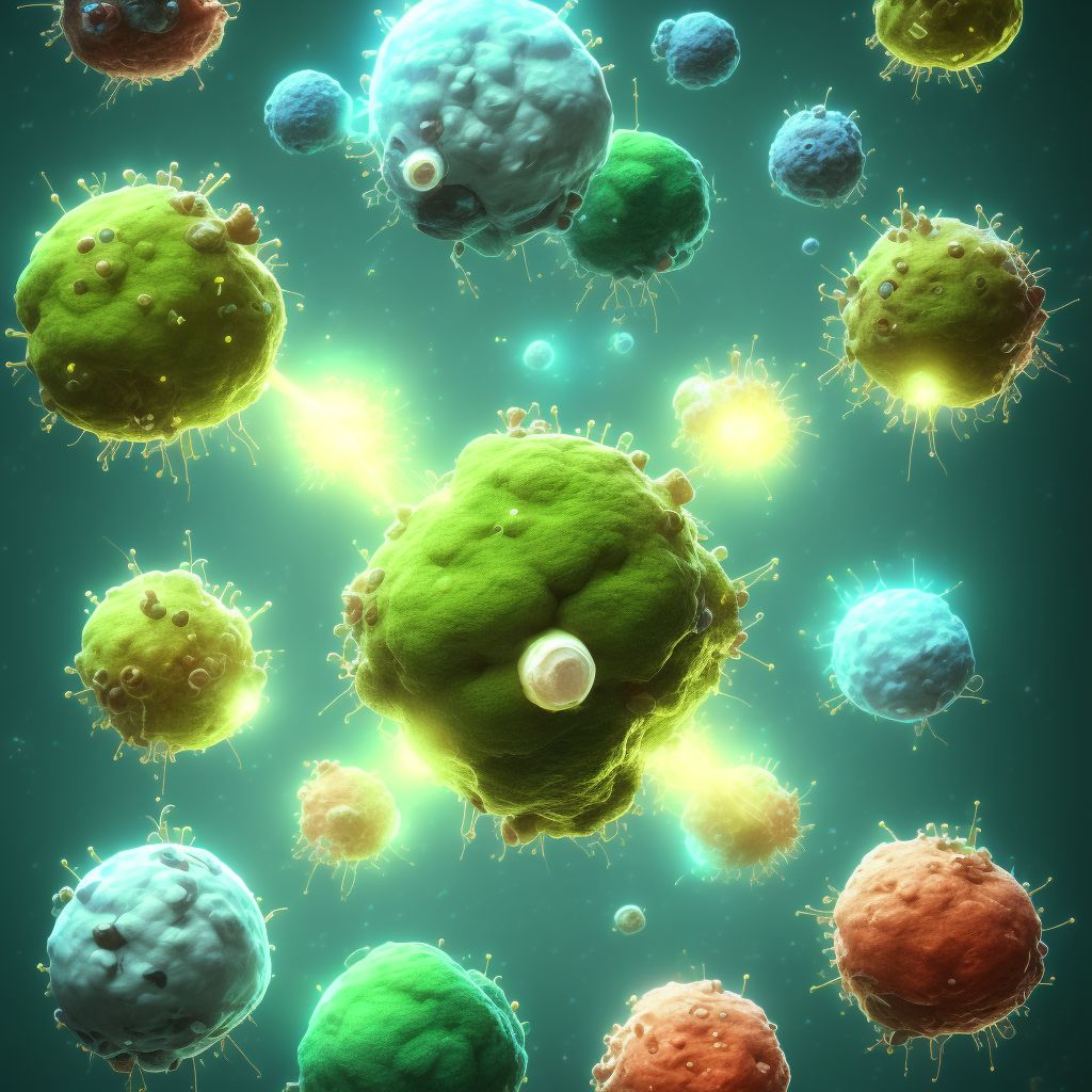 Other viral enteritis digital illustration