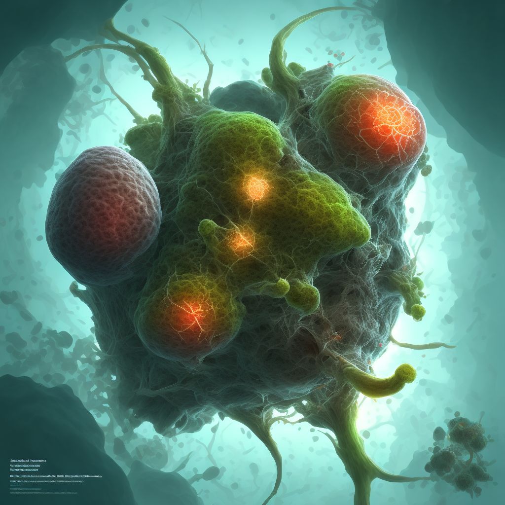 Meningeal tuberculoma digital illustration