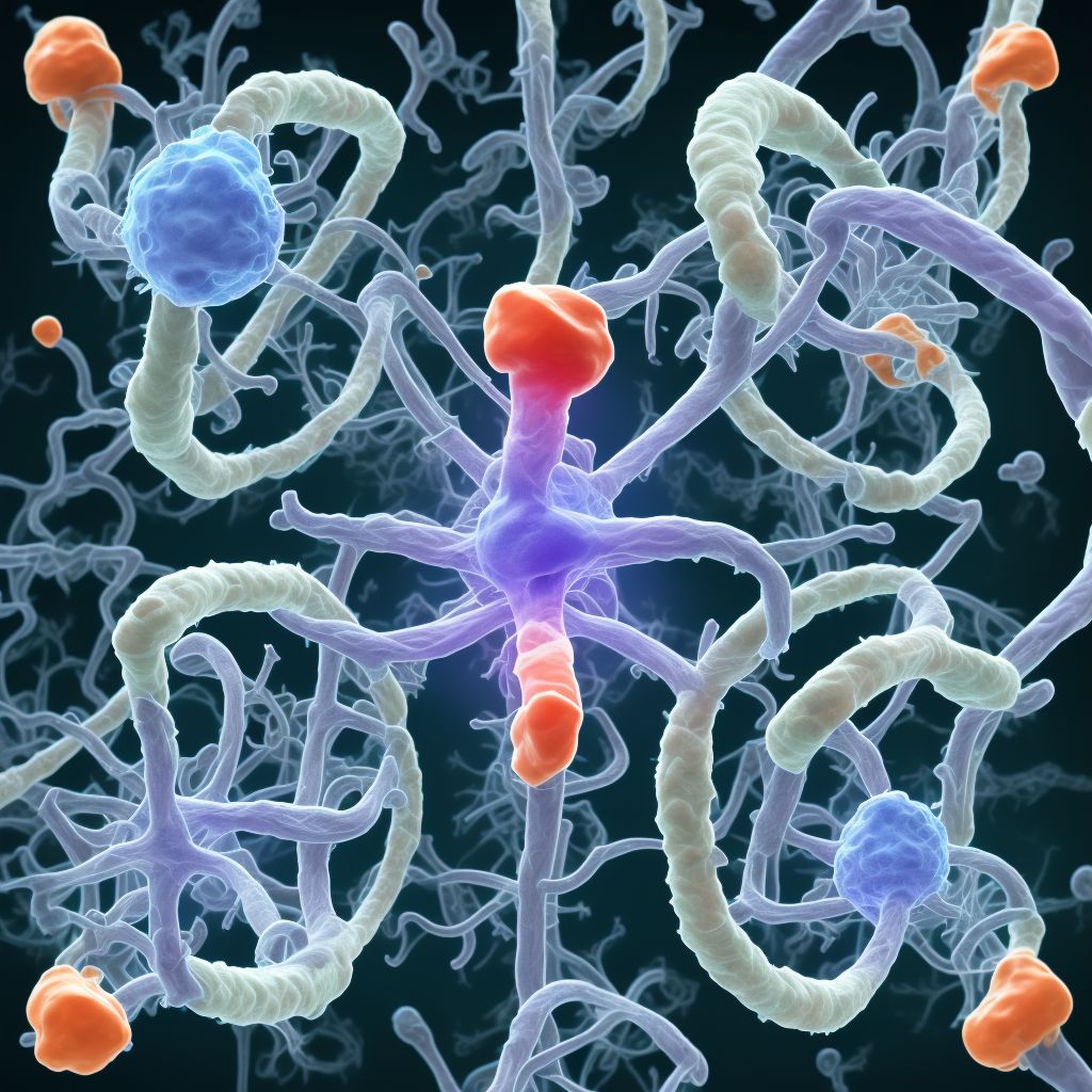 Tuberculosis of kidney and ureter digital illustration