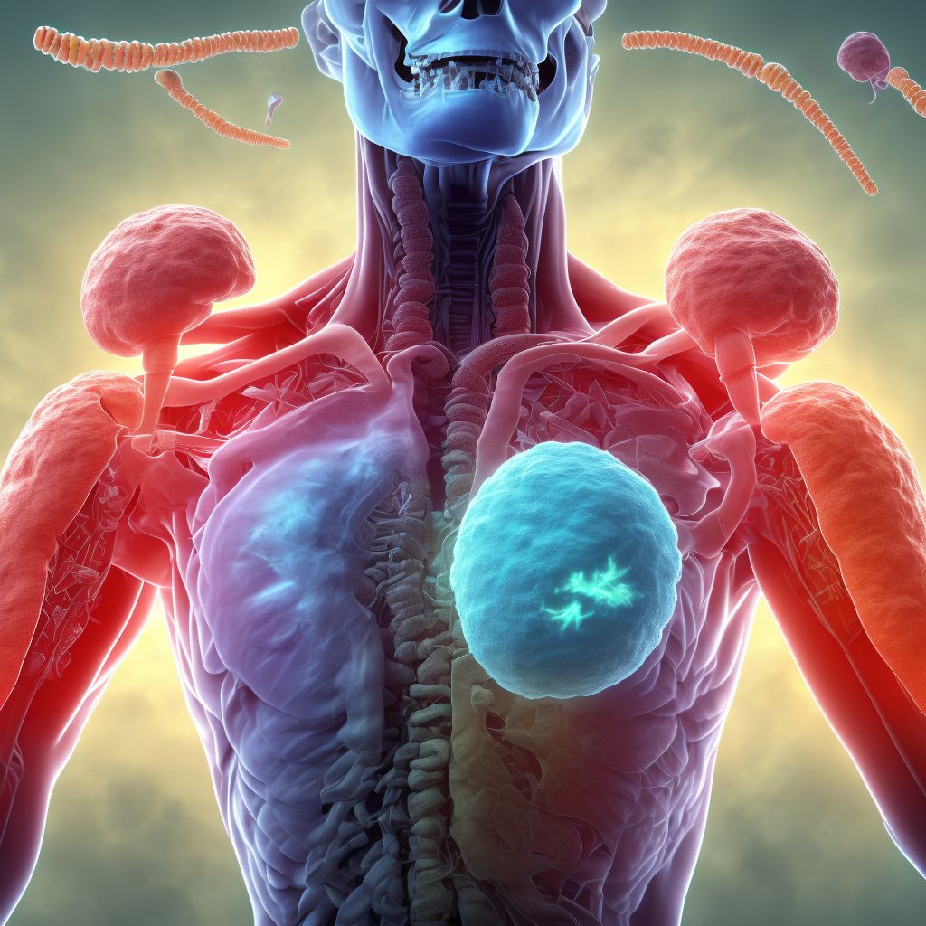 Tuberculosis of other urinary organs digital illustration