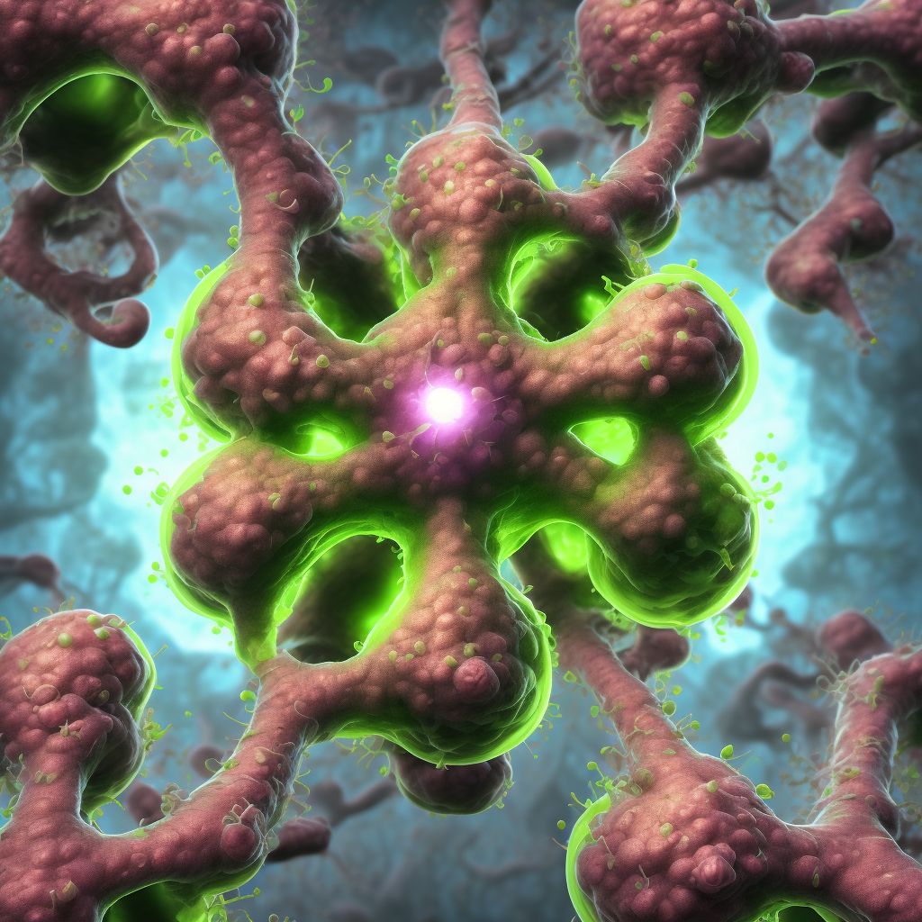 Tuberculous episcleritis digital illustration