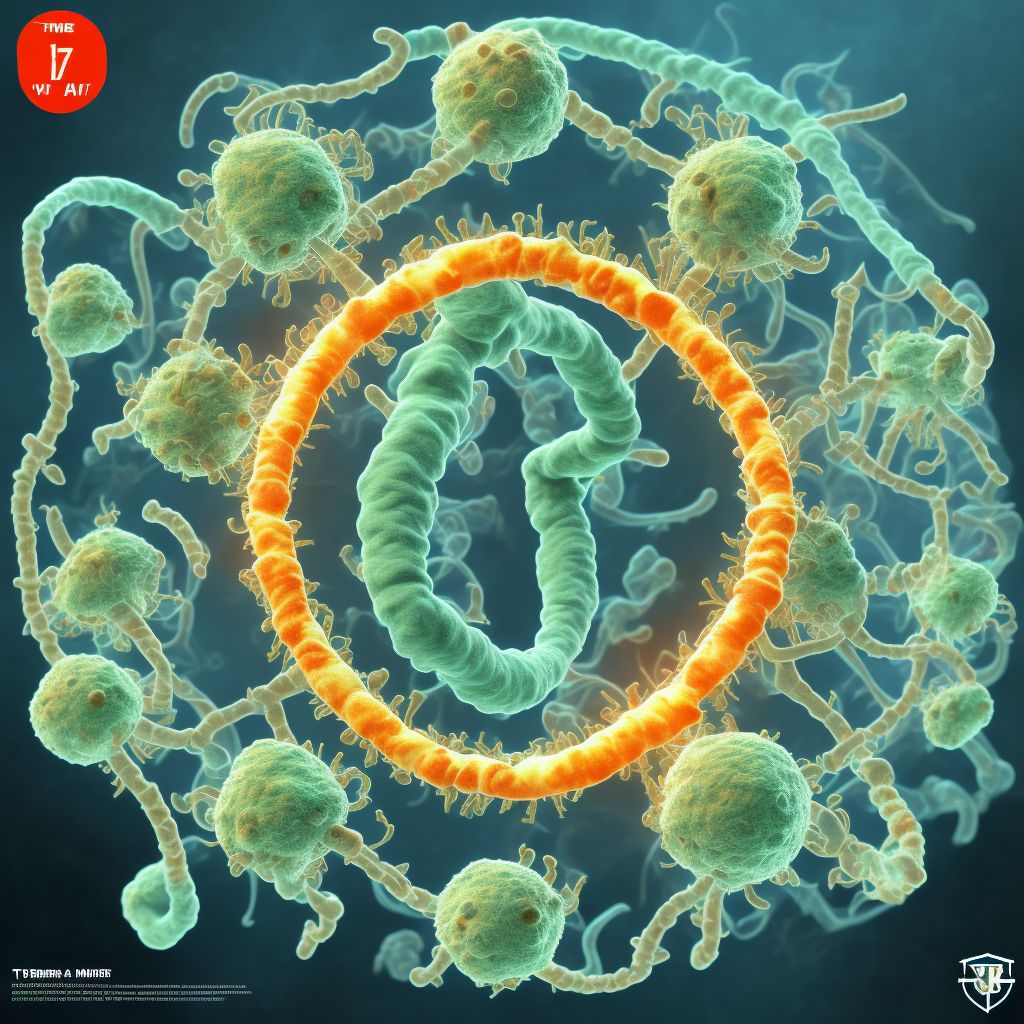Tuberculosis of (inner) (middle) ear digital illustration