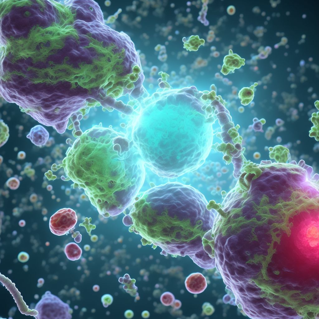Acute miliary tuberculosis of multiple sites digital illustration