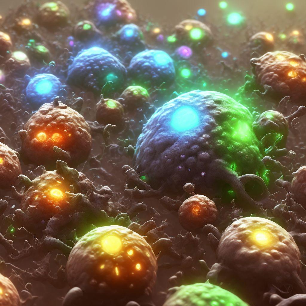 Tularemia, unspecified digital illustration