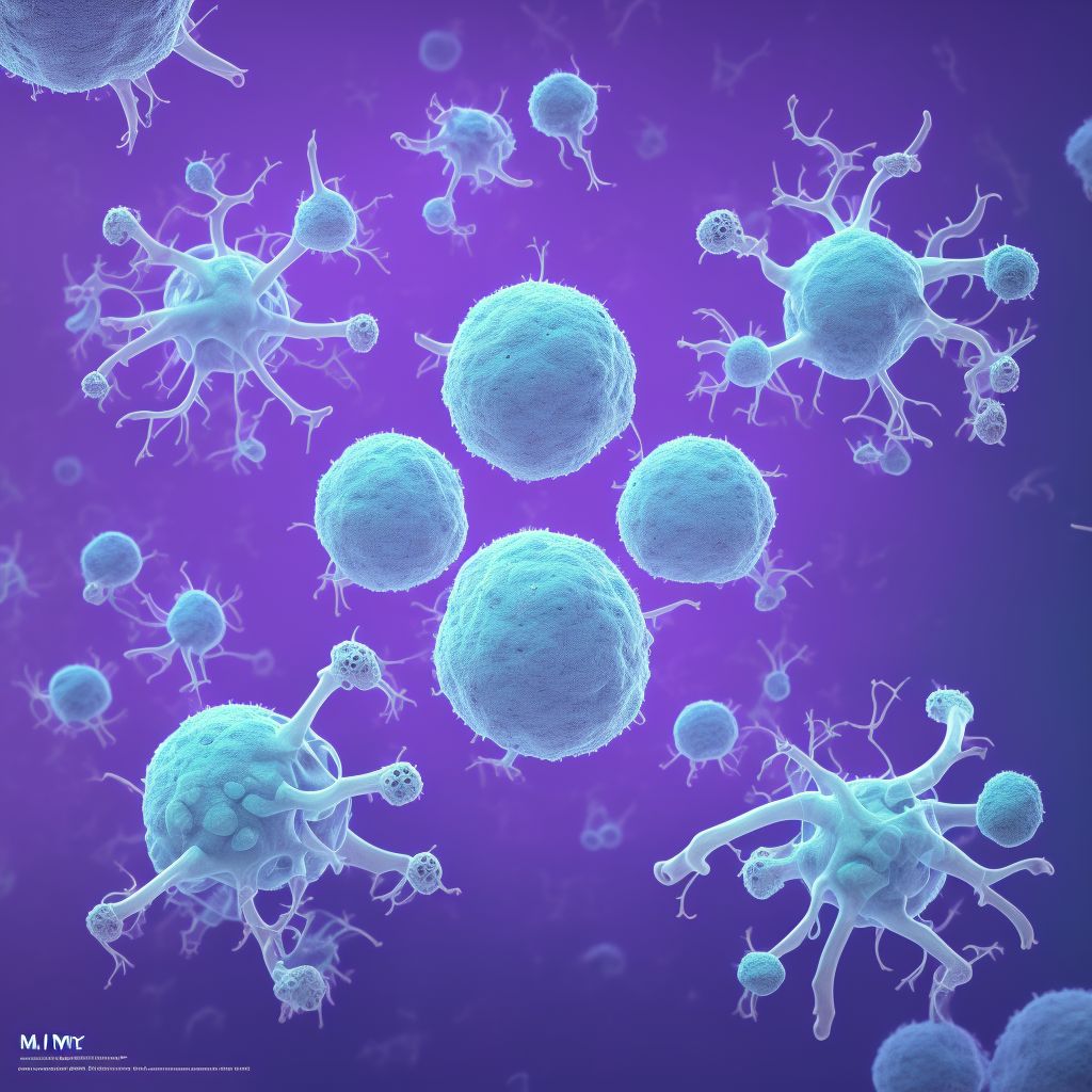 Pulmonary anthrax digital illustration