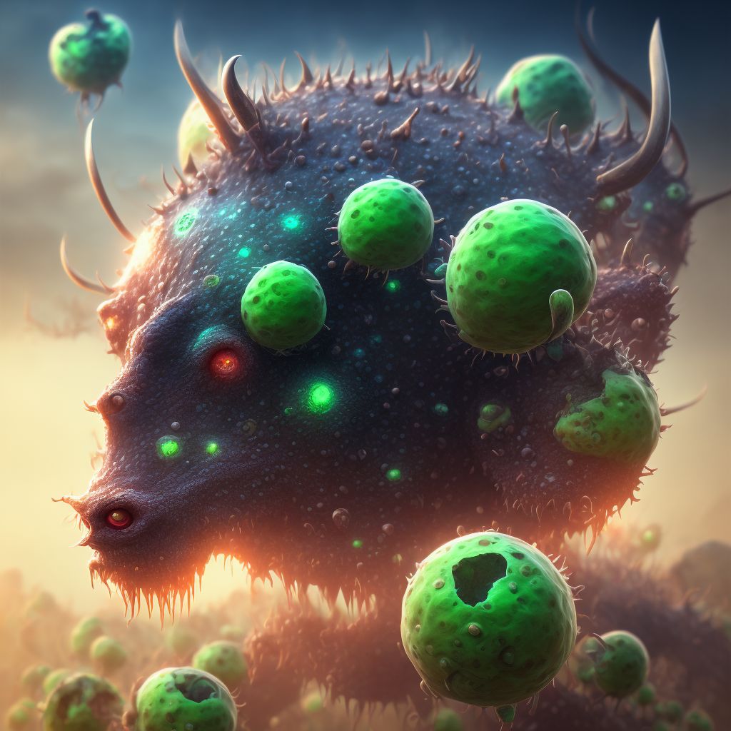 Brucellosis due to Brucella abortus digital illustration