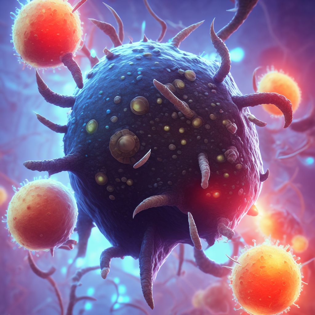 Brucellosis due to Brucella canis digital illustration
