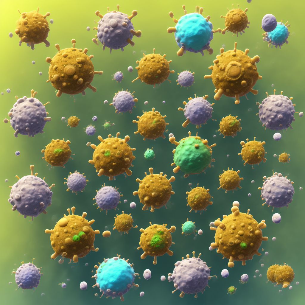 Zoonotic bacterial disease, unspecified digital illustration