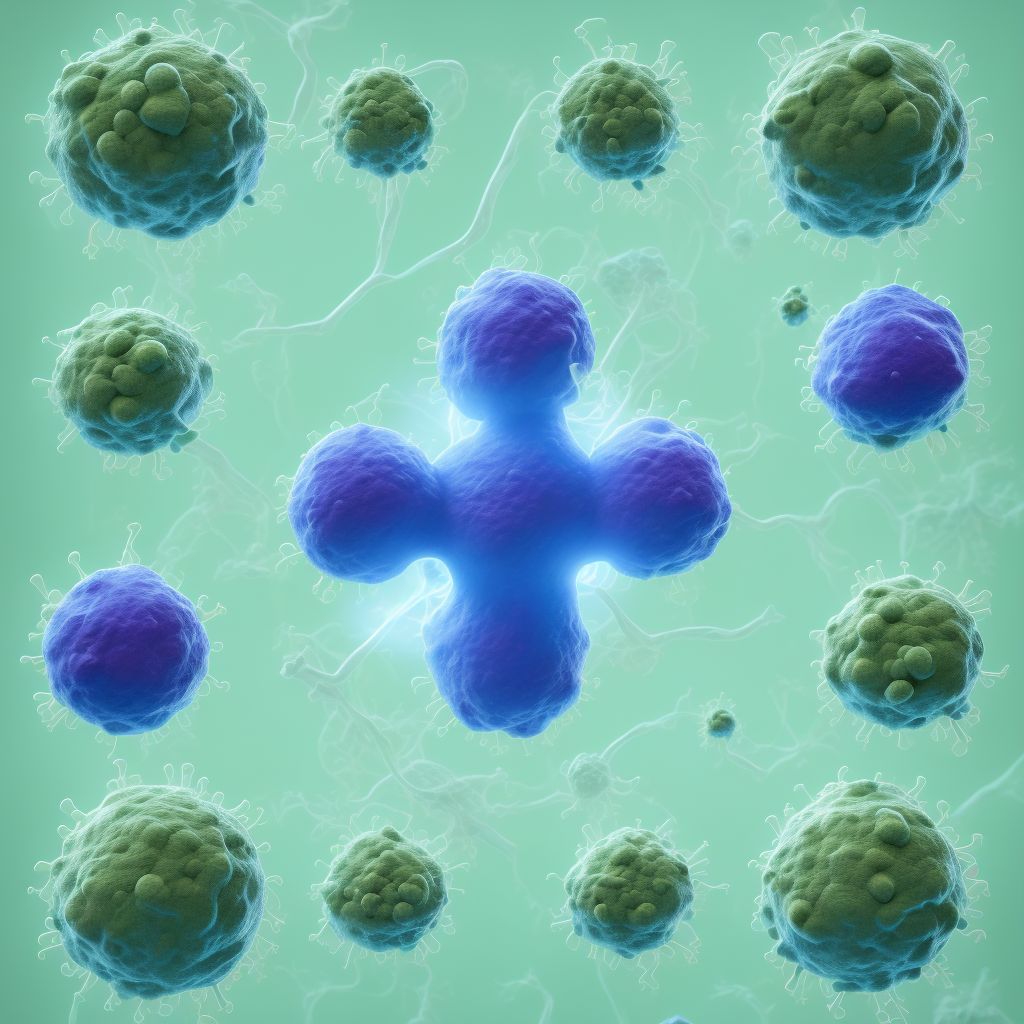 Whooping cough, unspecified species without pneumonia digital illustration