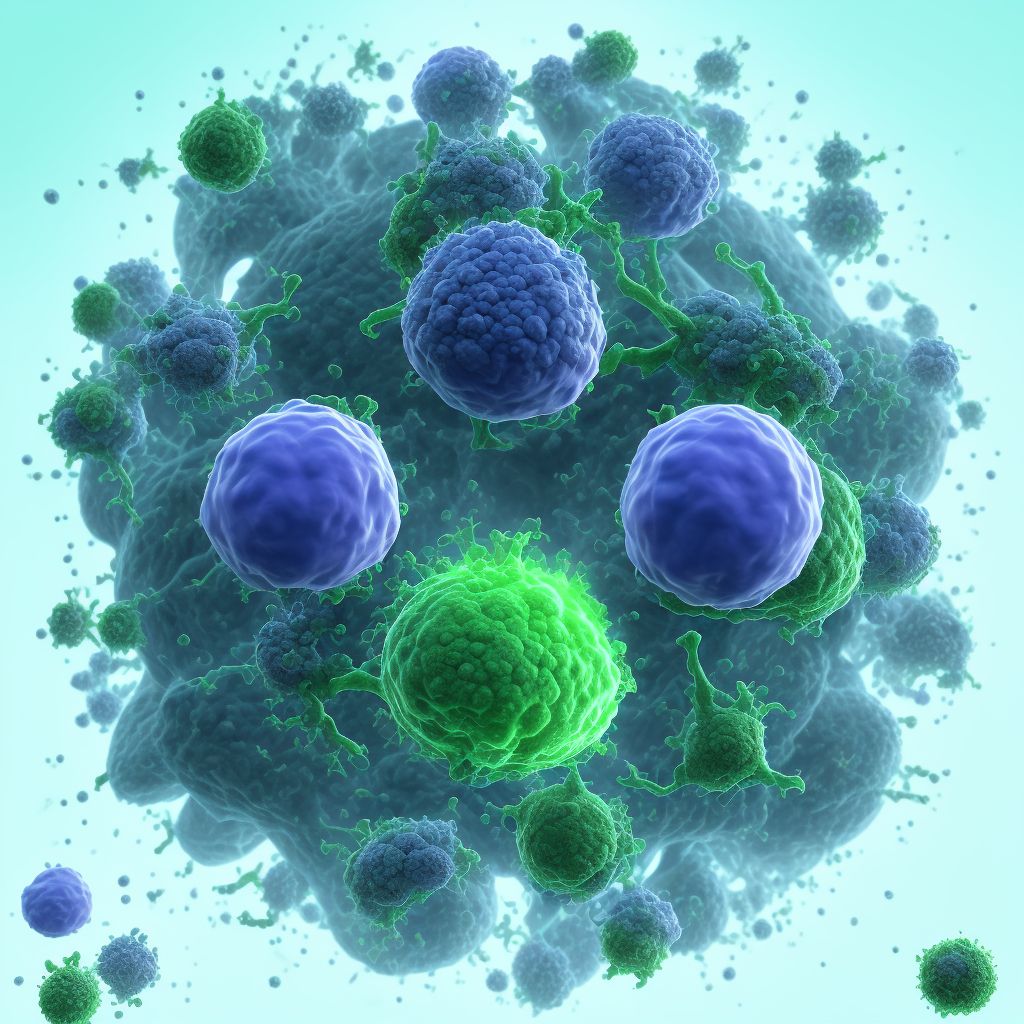 Other streptococcal sepsis digital illustration