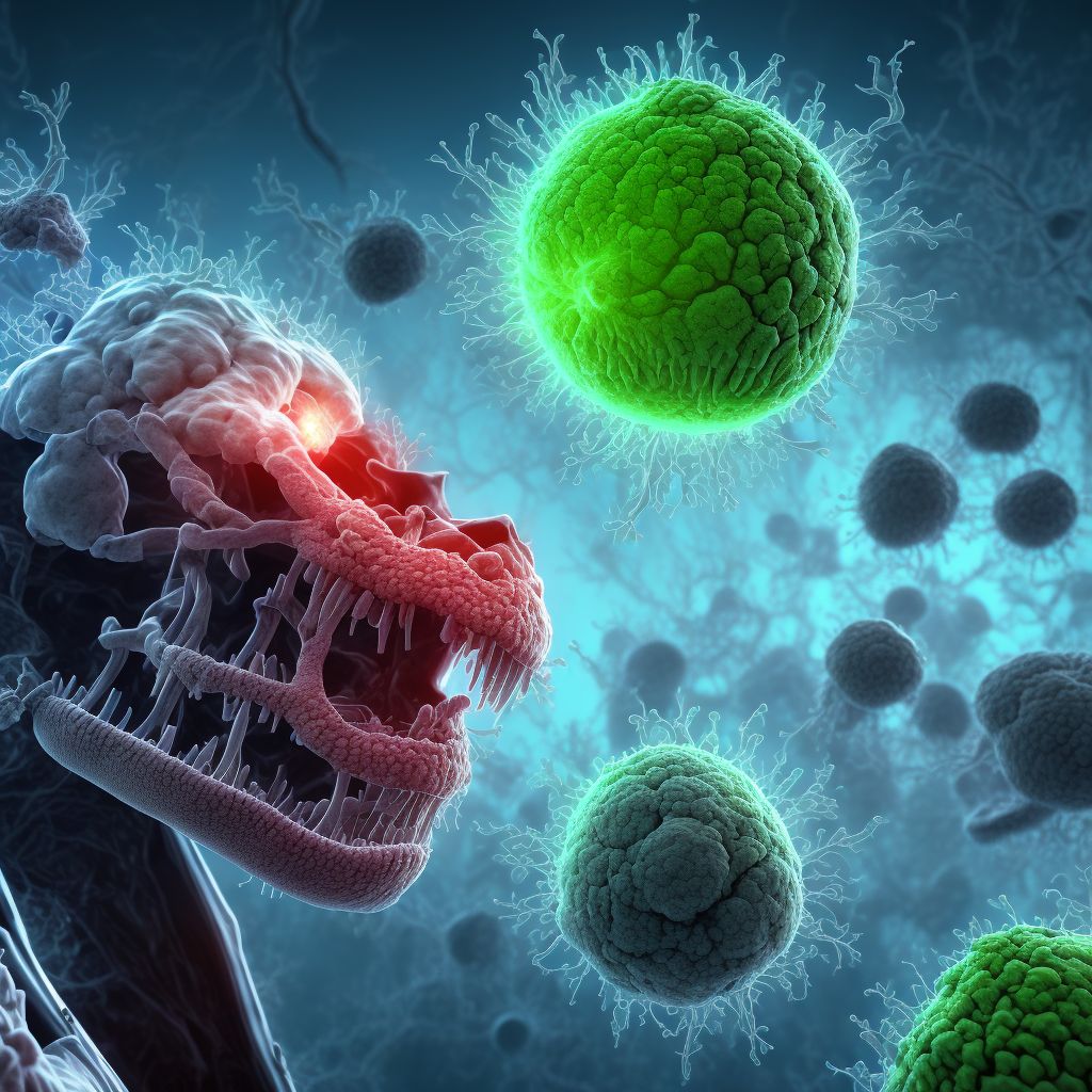 Streptococcal sepsis, unspecified digital illustration