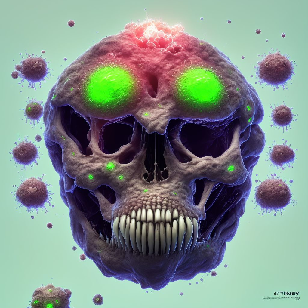 Other forms of actinomycosis digital illustration