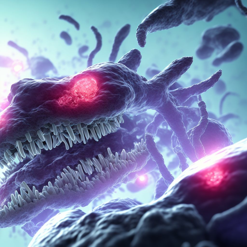 Streptococcal infection, unspecified site digital illustration