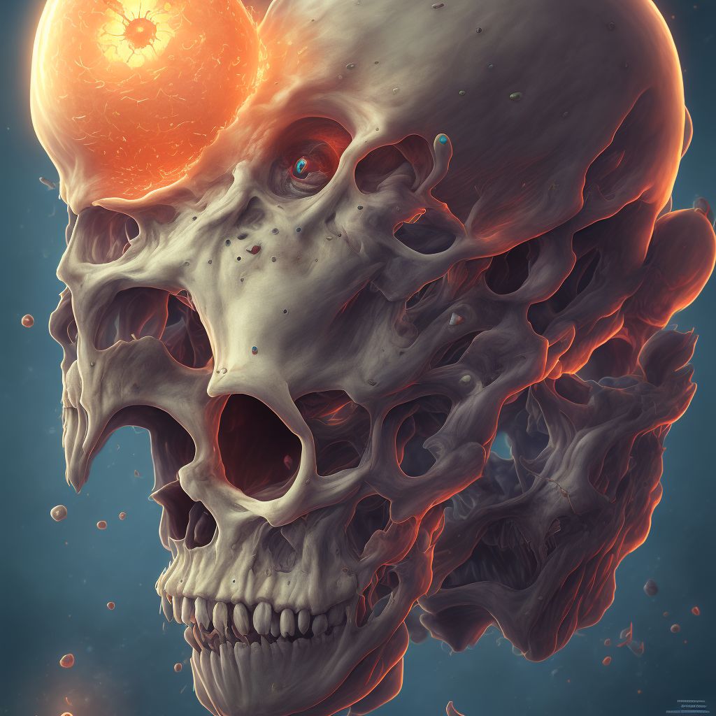 Early cutaneous congenital syphilis digital illustration