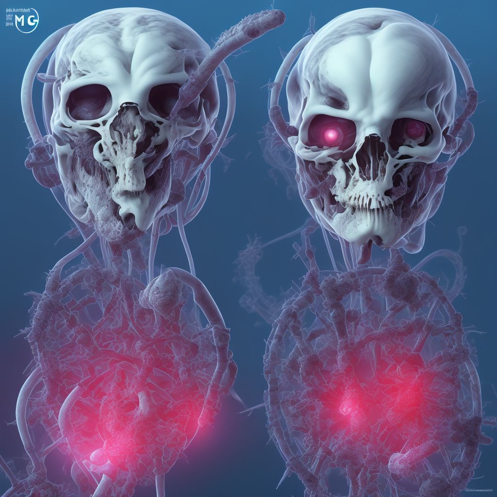 Early congenital syphilis, unspecified digital illustration