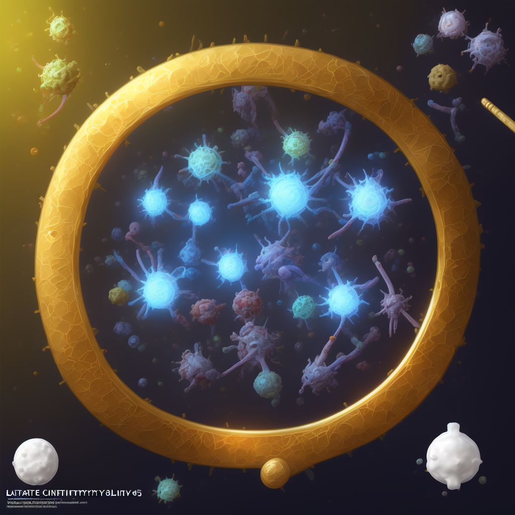 Late congenital syphilis, latent digital illustration
