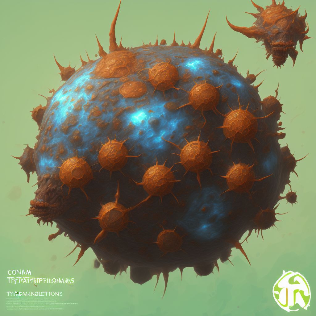 Condyloma latum digital illustration