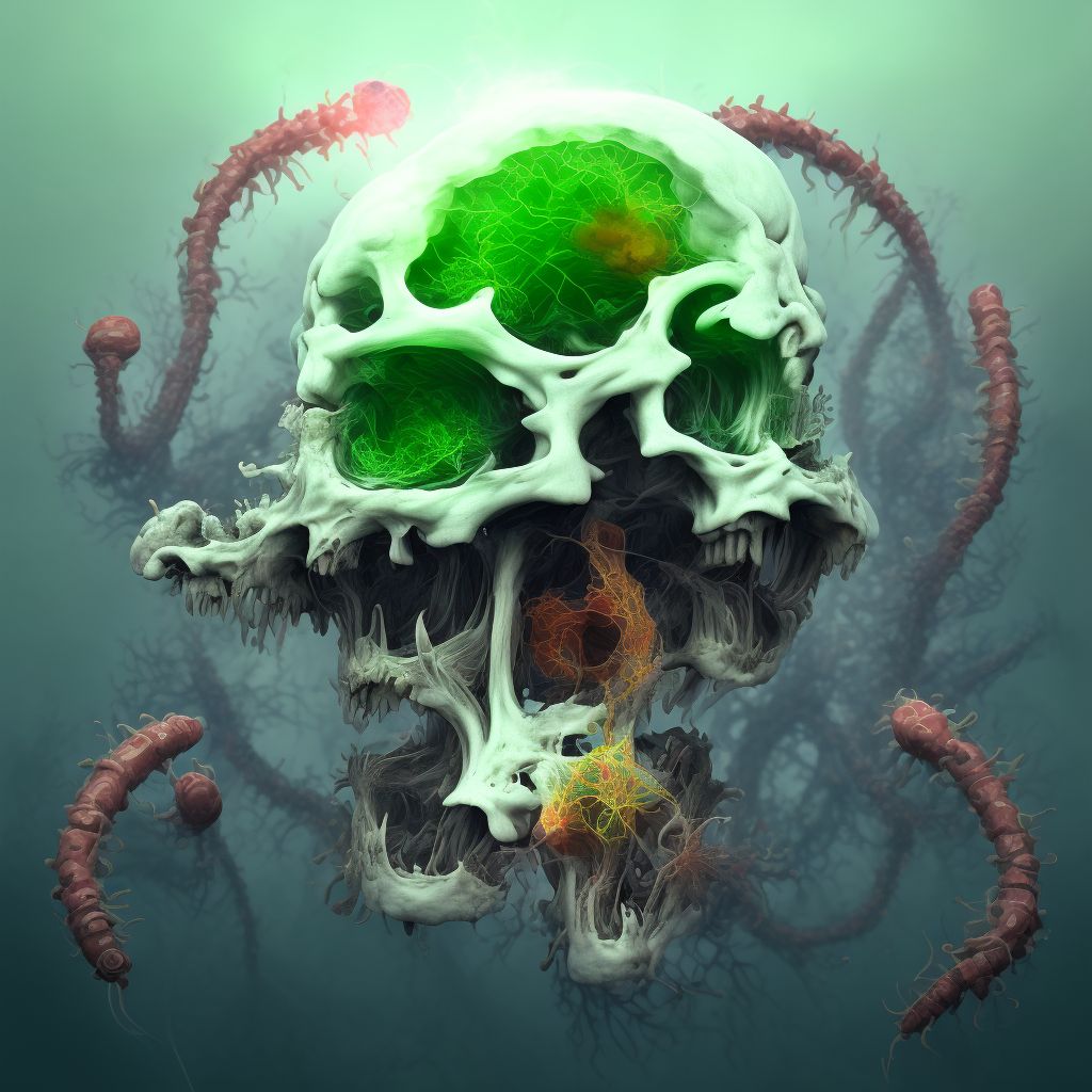 Symptomatic neurosyphilis, unspecified digital illustration