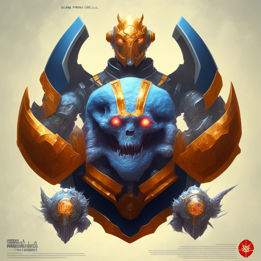 General paresis digital illustration
