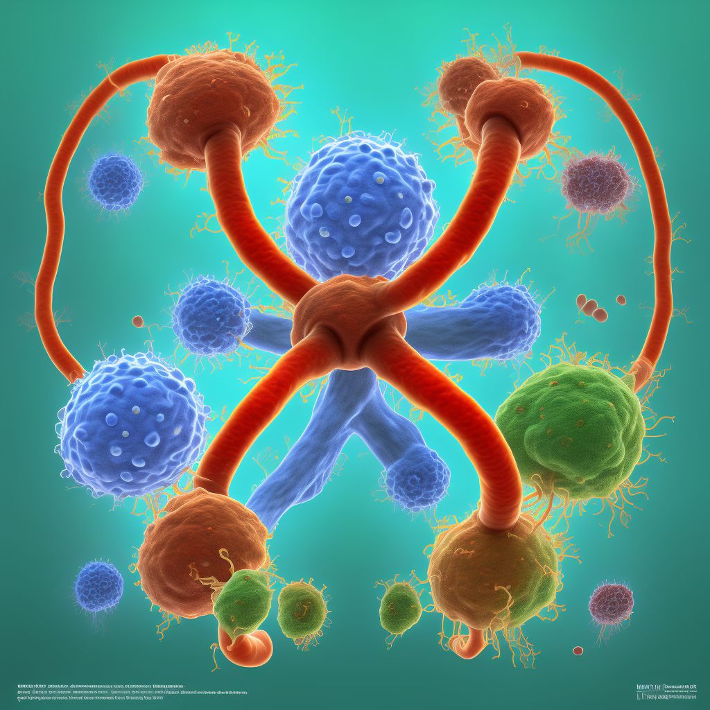 Syphilis of kidney and ureter digital illustration