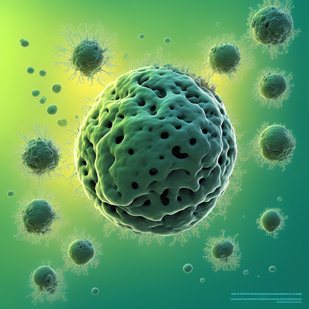 Gonococcal keratitis digital illustration