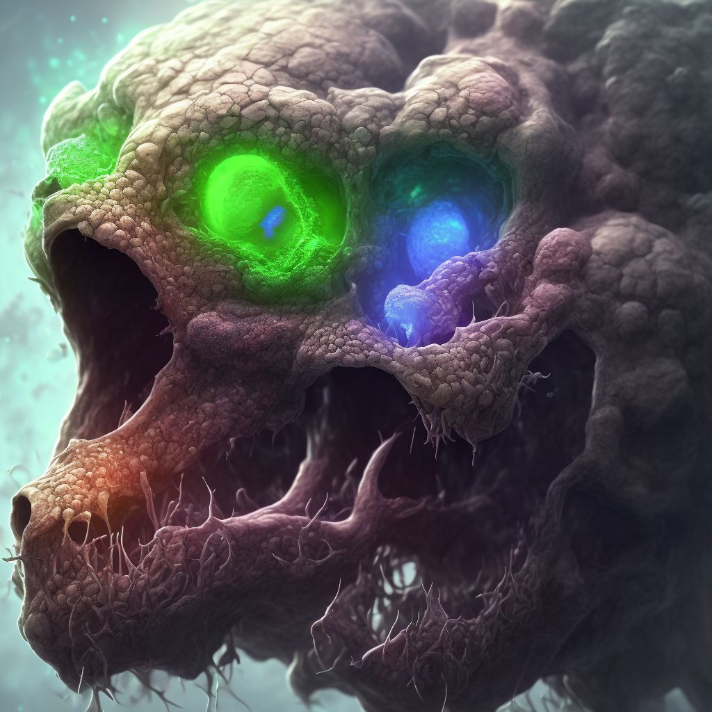 Gonococcal peritonitis digital illustration