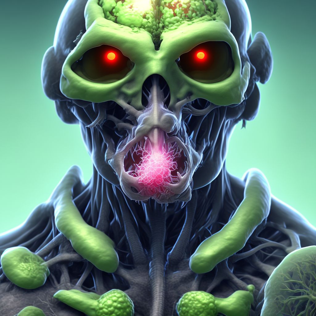 Gonococcal infection, unspecified digital illustration