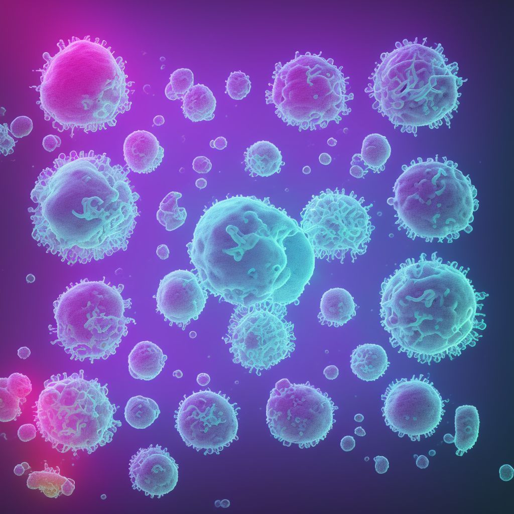 Chlamydial infection of pharynx digital illustration