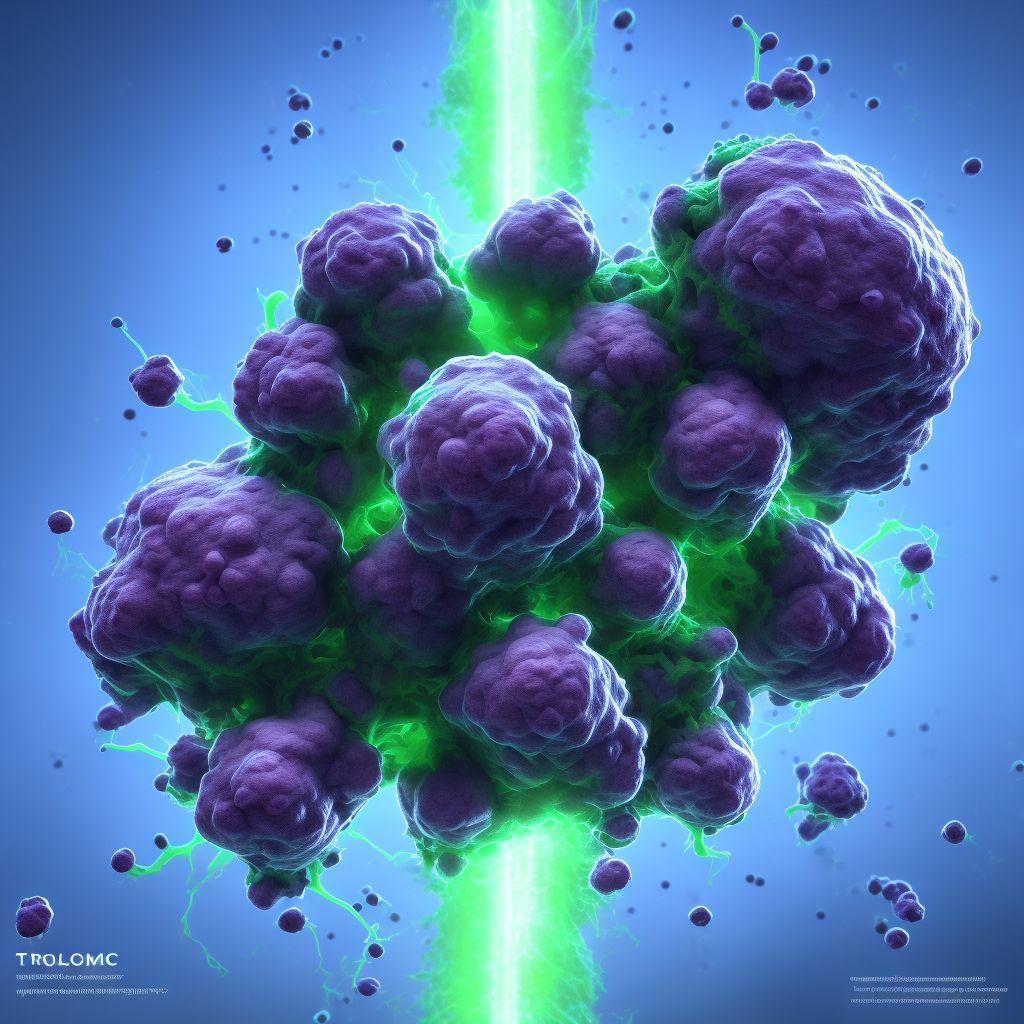 Trichomonal vulvovaginitis digital illustration
