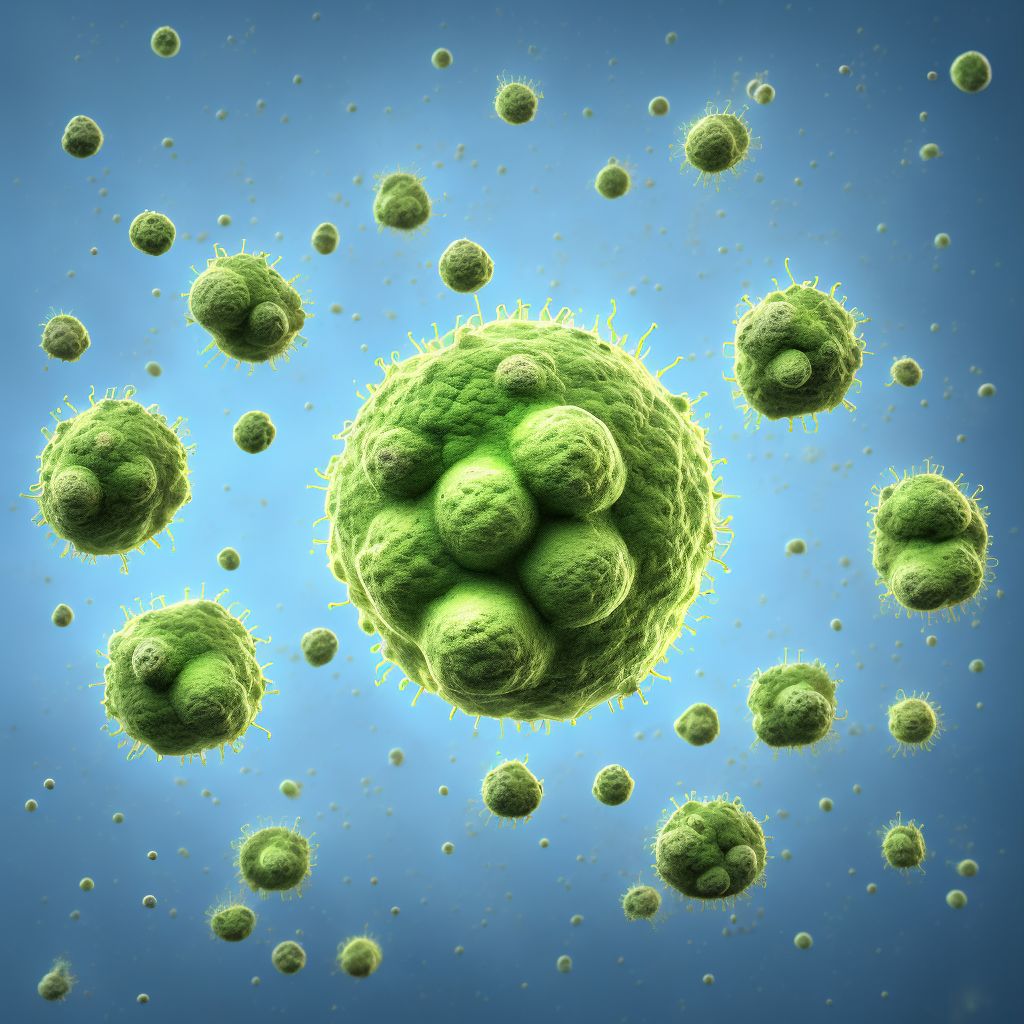 Trichomoniasis, unspecified digital illustration