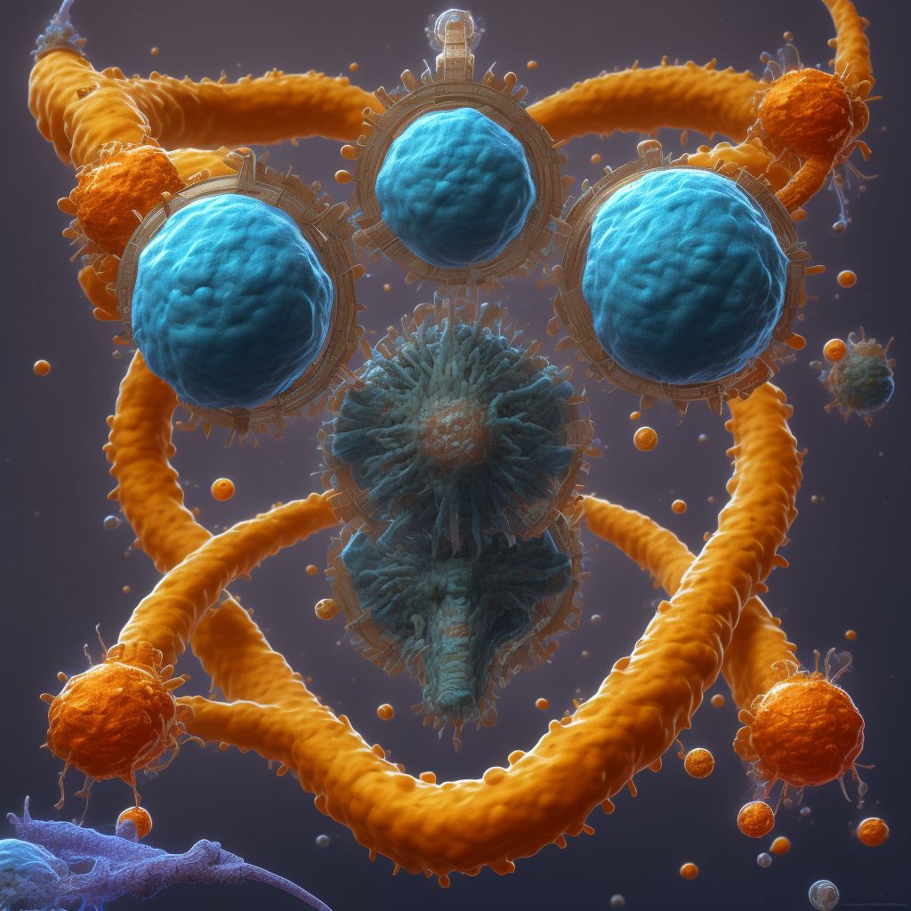 Nonvenereal syphilis digital illustration