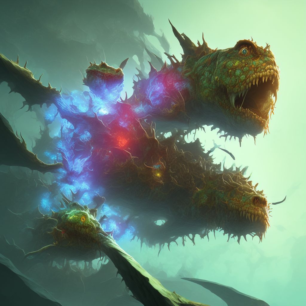Late lesions of pinta digital illustration