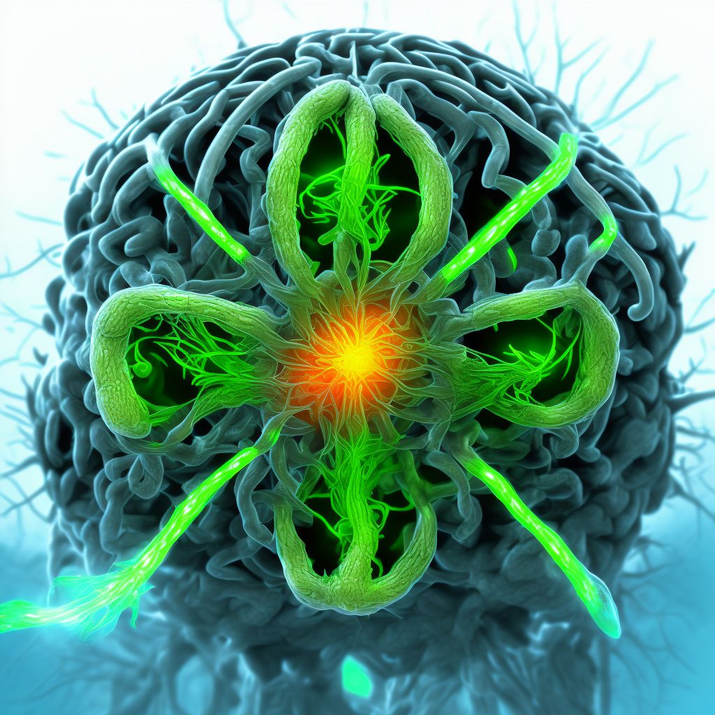 Other neurologic disorders in Lyme disease digital illustration