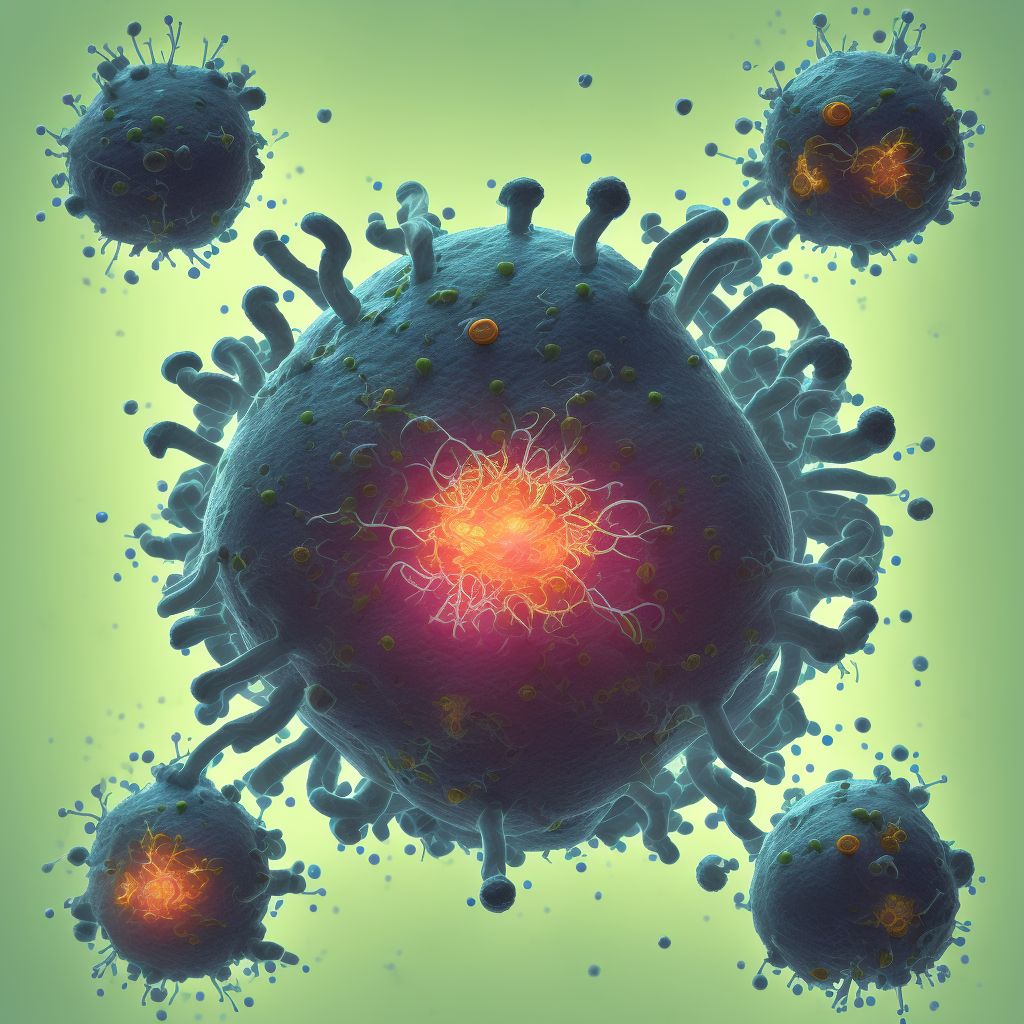 Spirochetal infection, unspecified digital illustration
