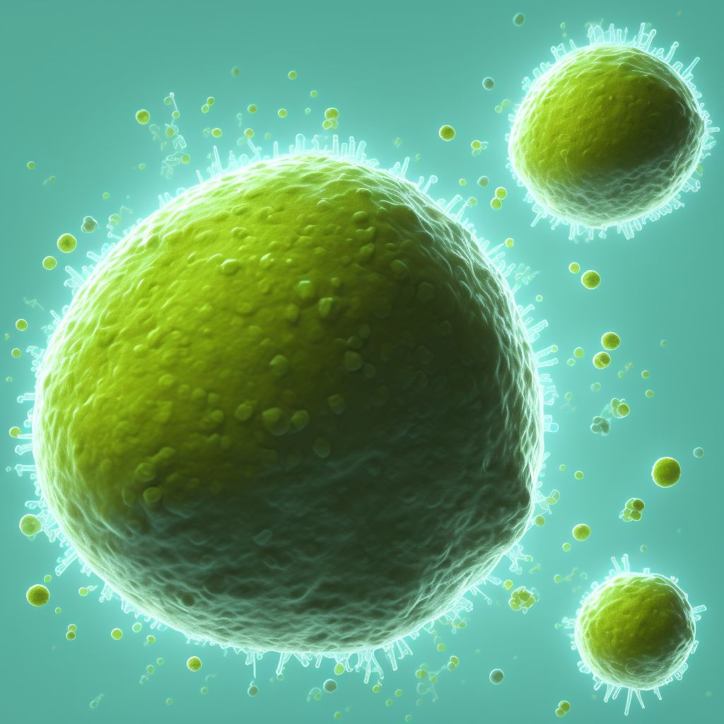 Chlamydia psittaci infections digital illustration