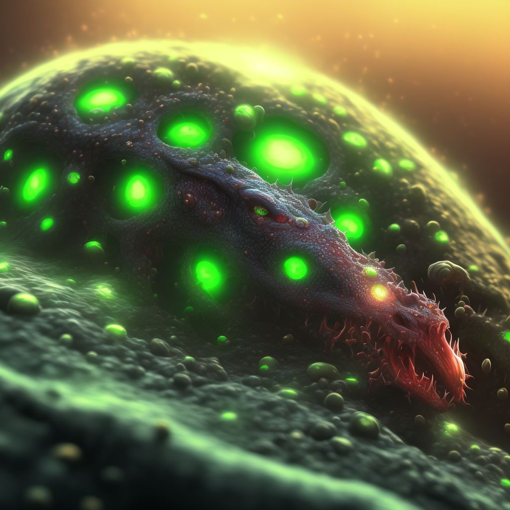 Spotted fever due to Rickettsia rickettsii digital illustration