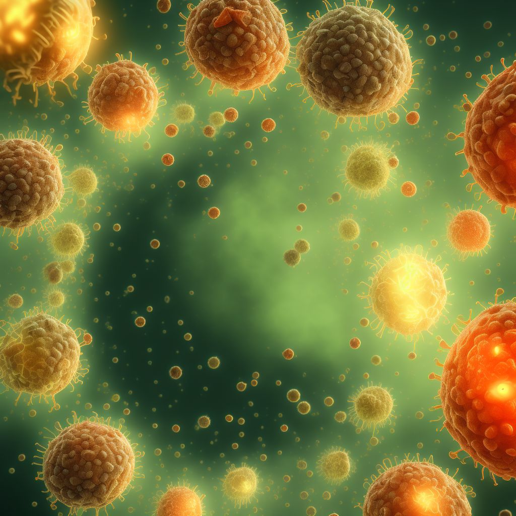 Spotted fever due to Rickettsia siberica digital illustration