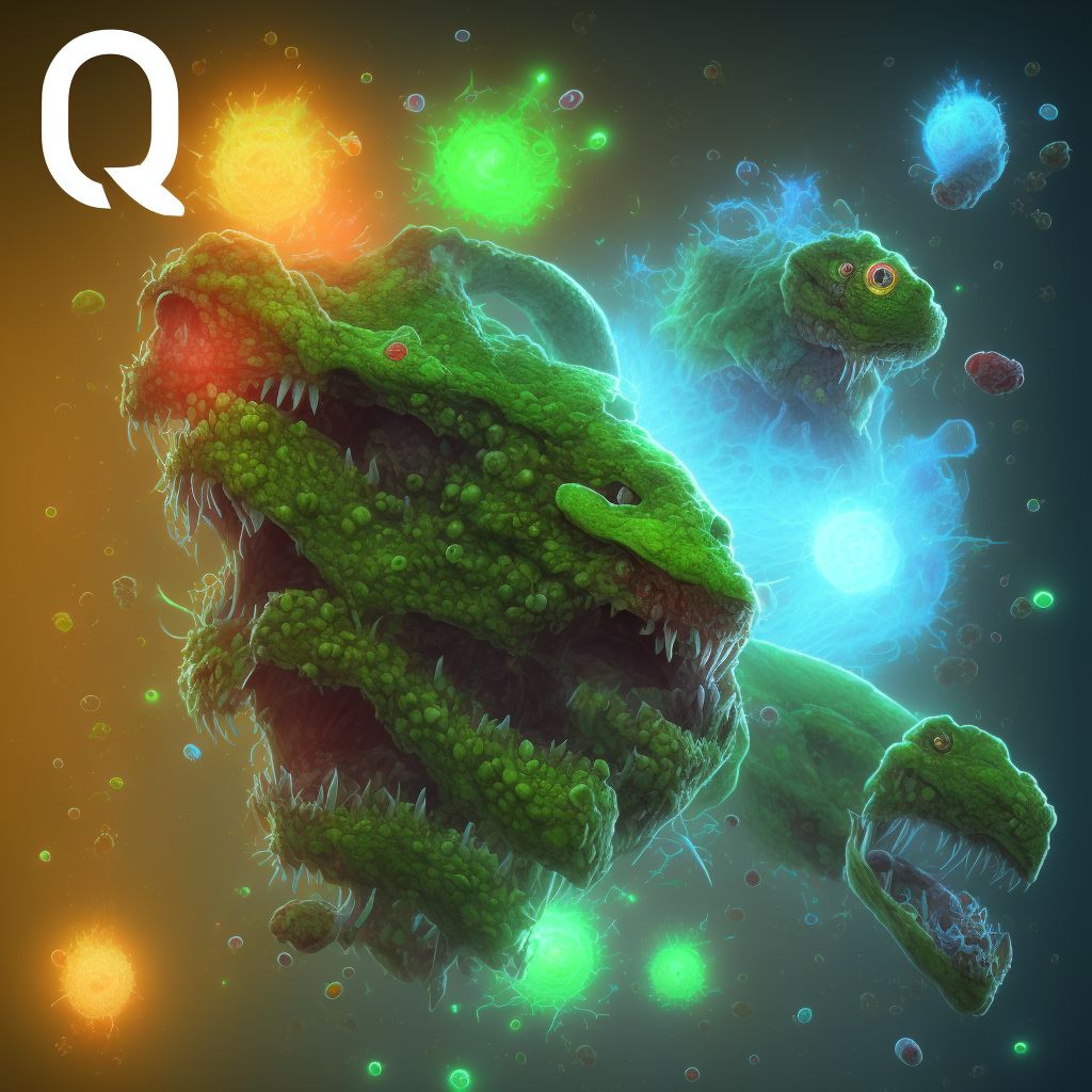 Q fever digital illustration
