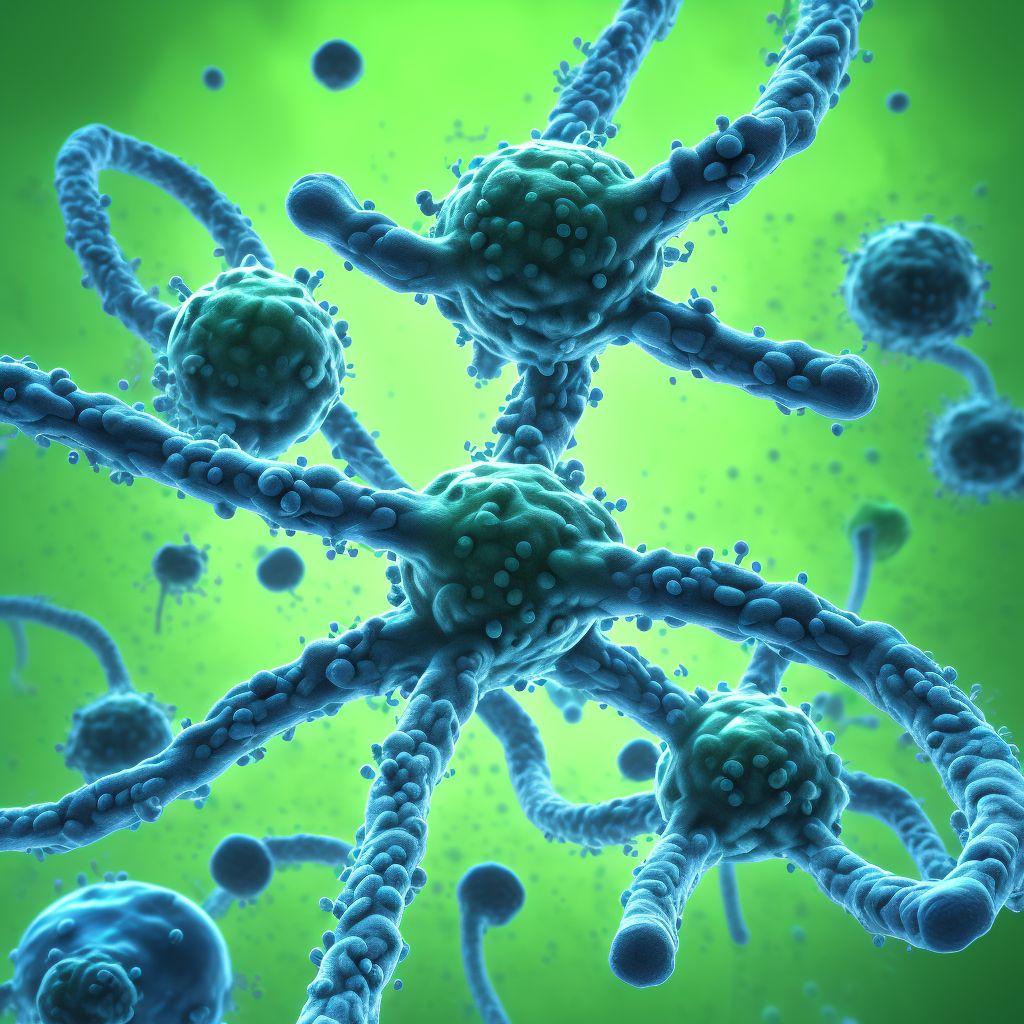 Other atypical virus infections of central nervous system digital illustration