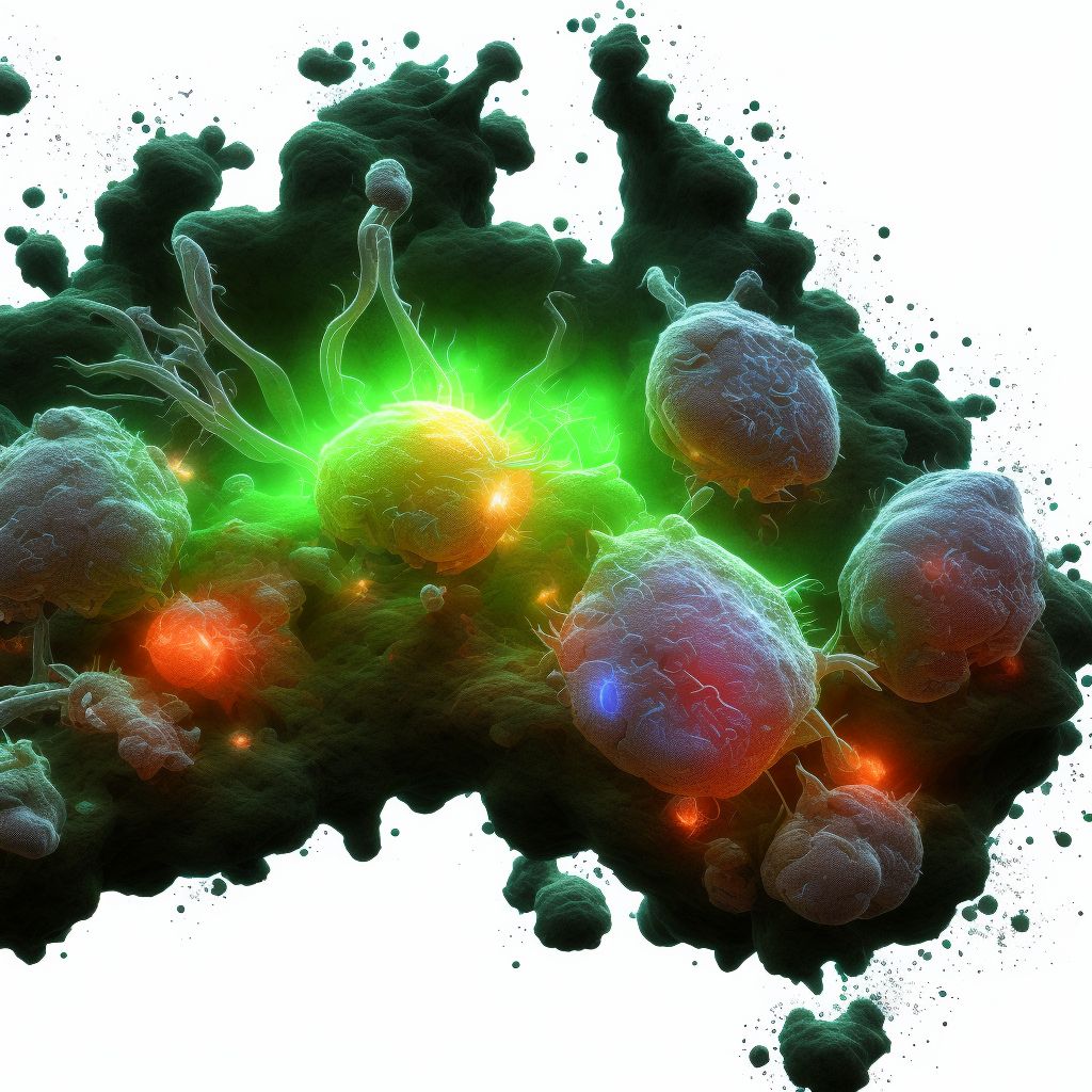 Australian encephalitis digital illustration