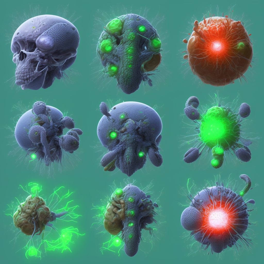 Other tick-borne viral encephalitis digital illustration