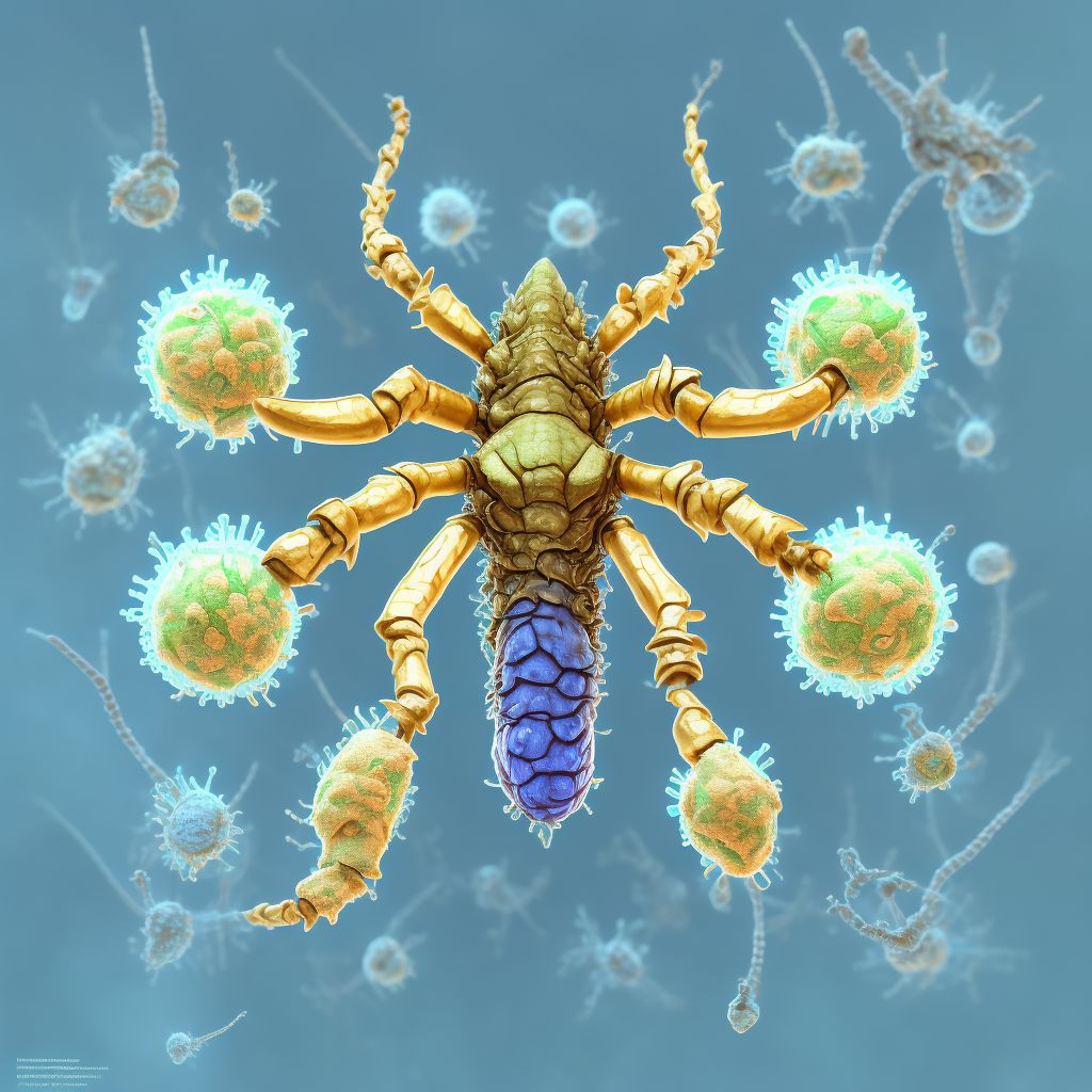 Arthropod-borne viral encephalitis, unspecified digital illustration