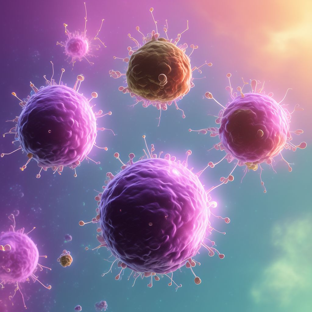Other viral meningitis digital illustration