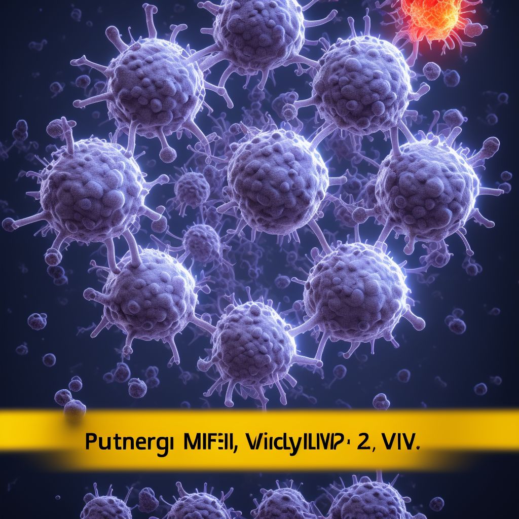Marburg virus disease digital illustration