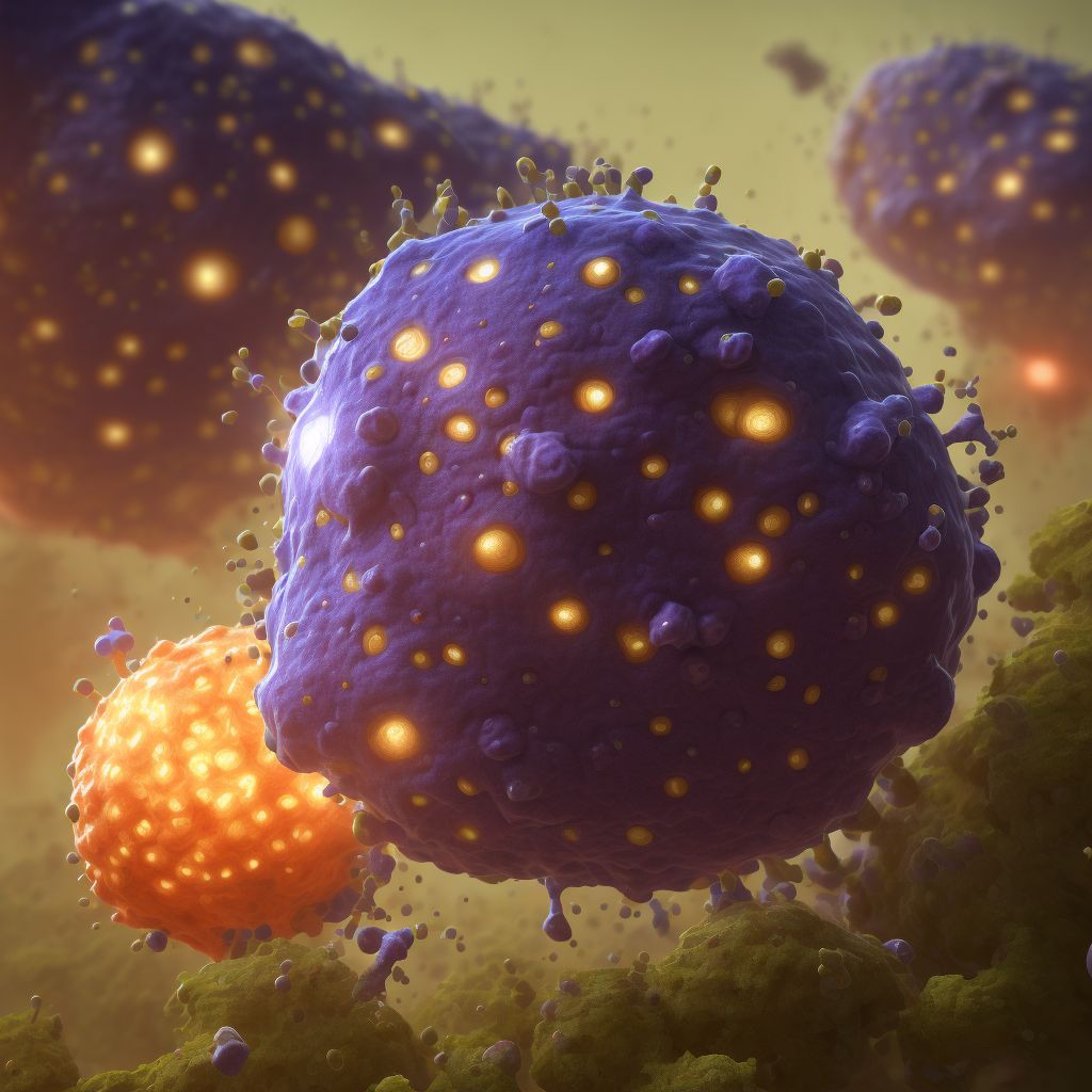 Herpesviral vesicular dermatitis digital illustration