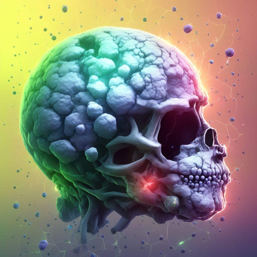 Smallpox digital illustration