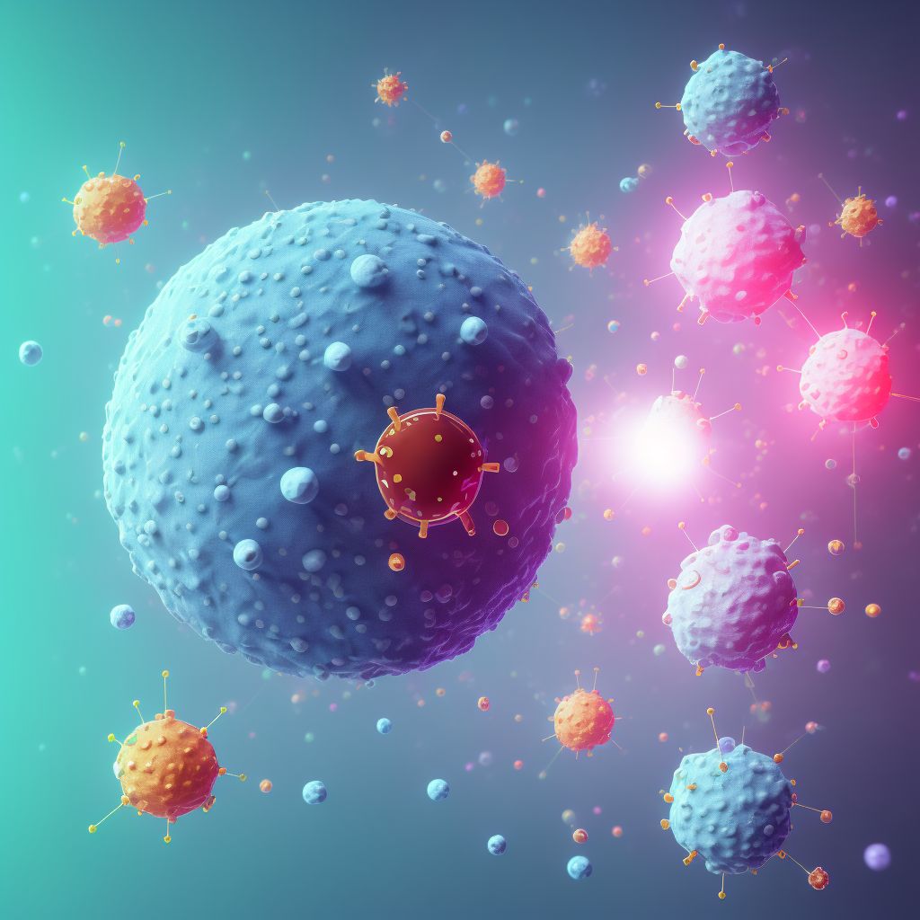 Measles without complication digital illustration