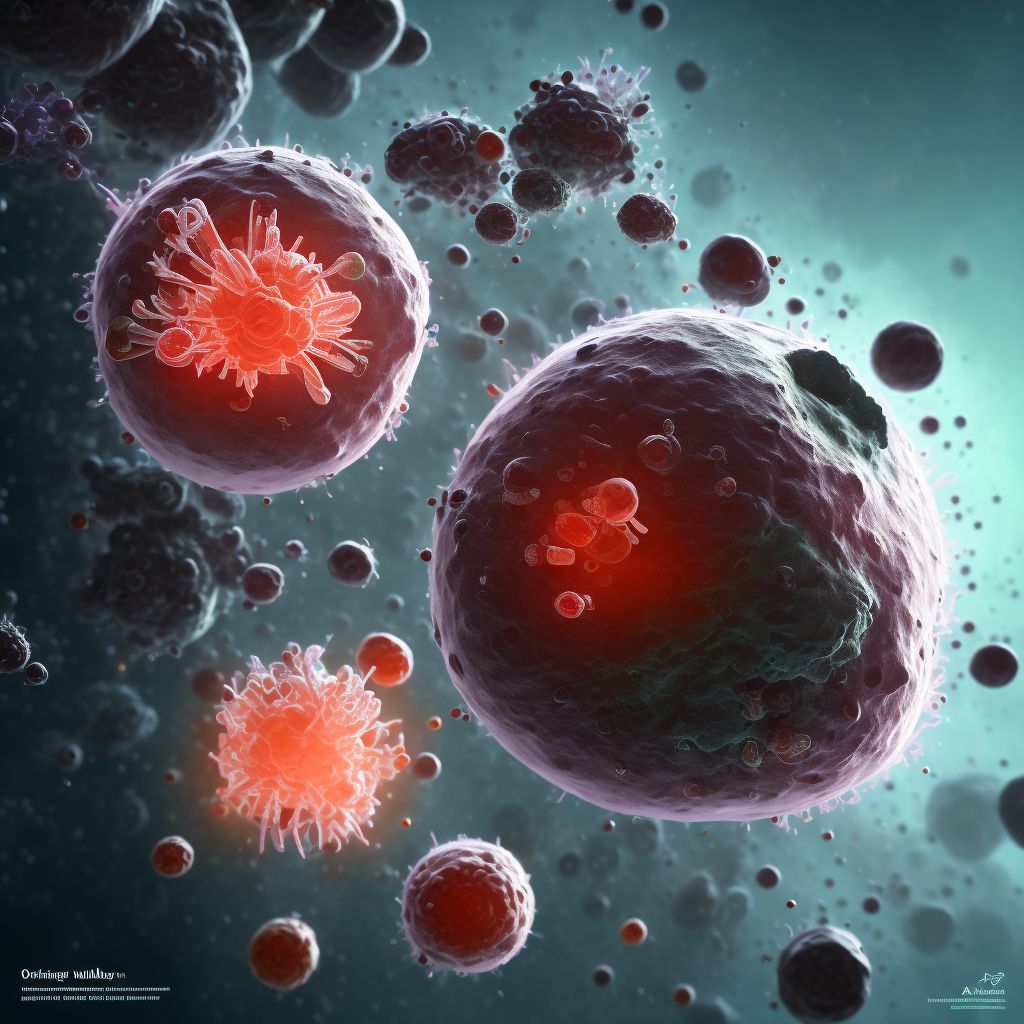 Other rubella complications digital illustration