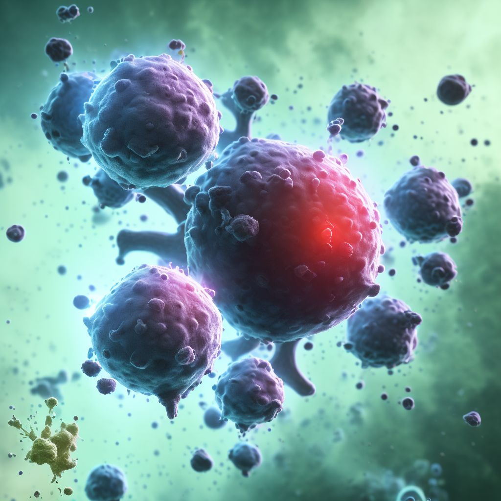 Enteroviral vesicular pharyngitis digital illustration
